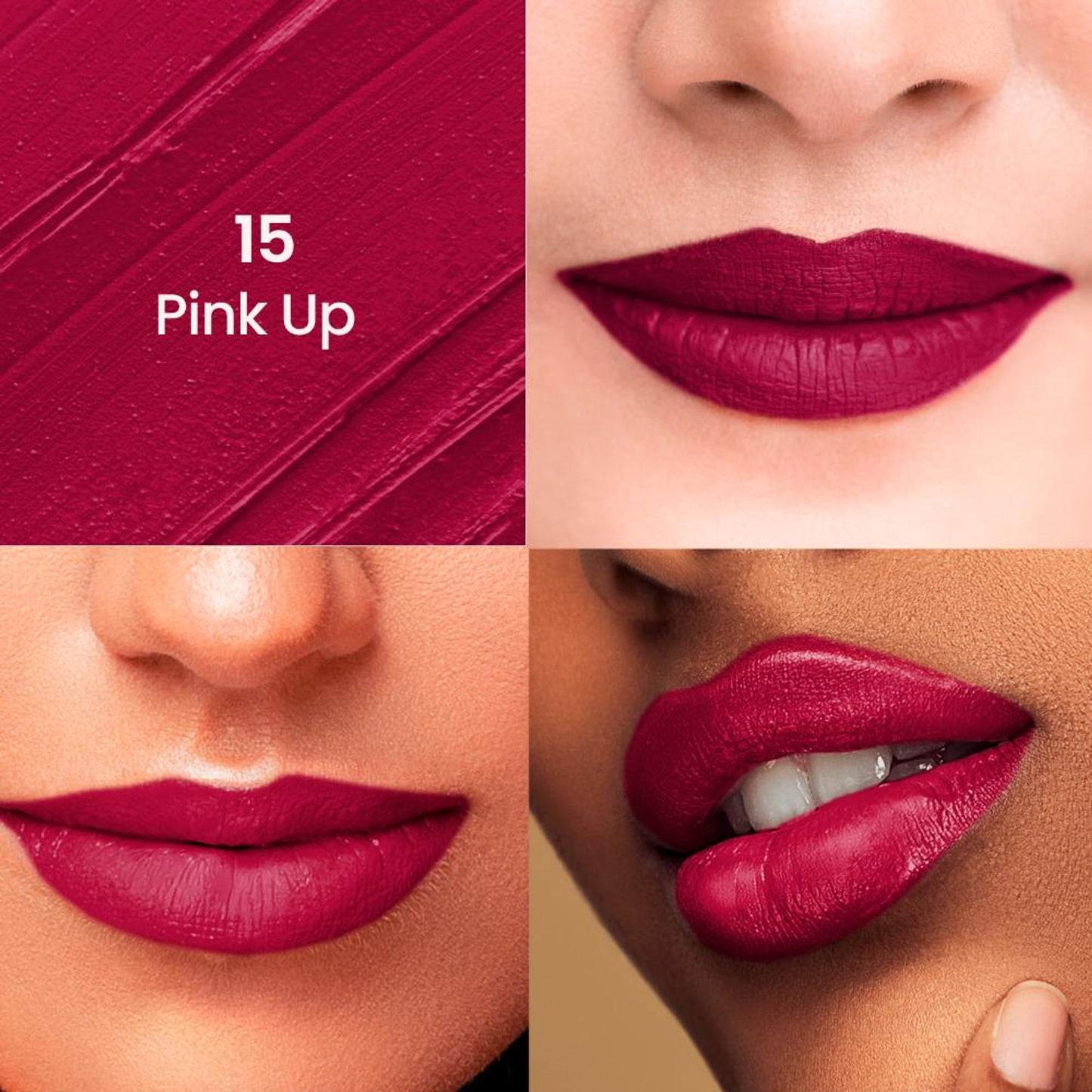 Swiss Beauty Non-Transfer Matte Lipstick - 15 Pink Up