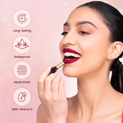 Swiss Beauty Non-Transfer Matte Lipstick - 15 Pink Up