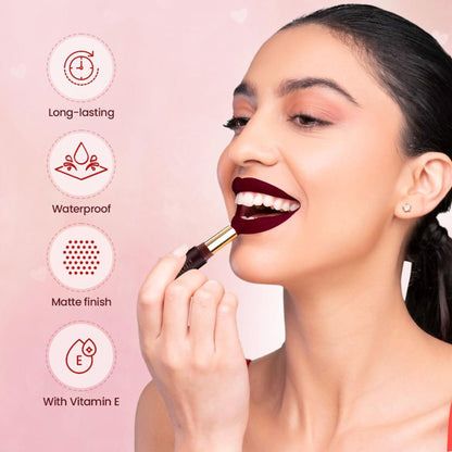 Swiss Beauty Non-Transfer Matte Lipstick - 17 Fresh Red
