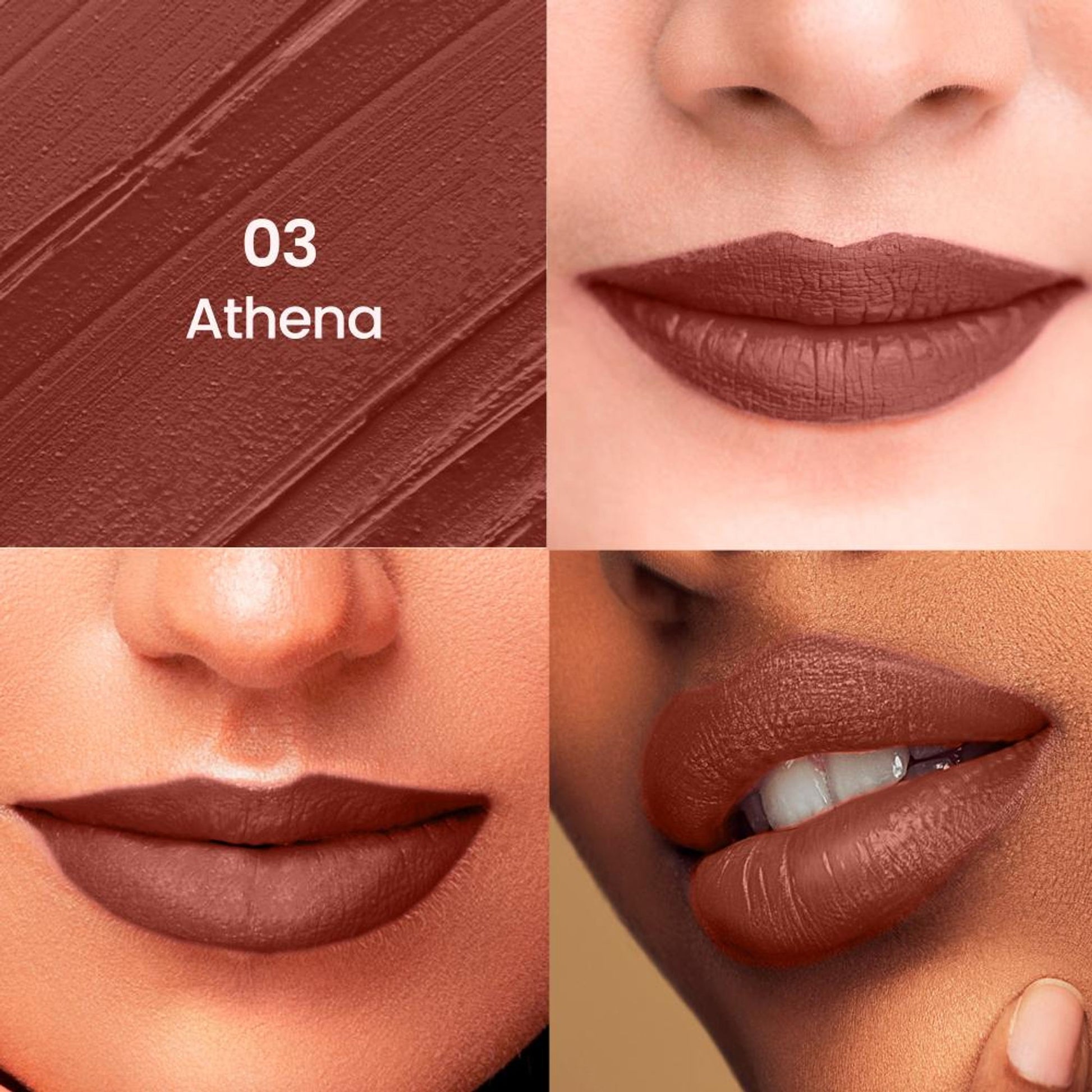 Swiss Beauty HD Matte Lipstick , High Coverage , Lightweight - 03 Athena
