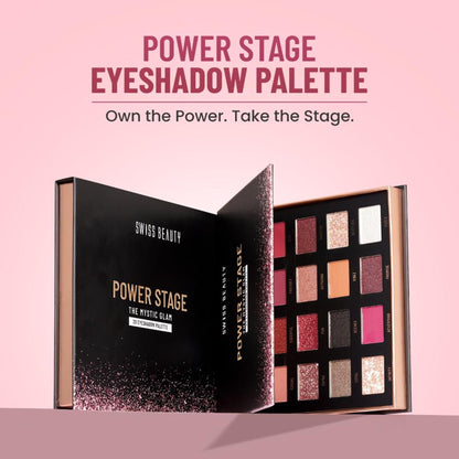 Swiss Beauty Power Stage Eyeshadow Palette - 01 Mystic Glam
