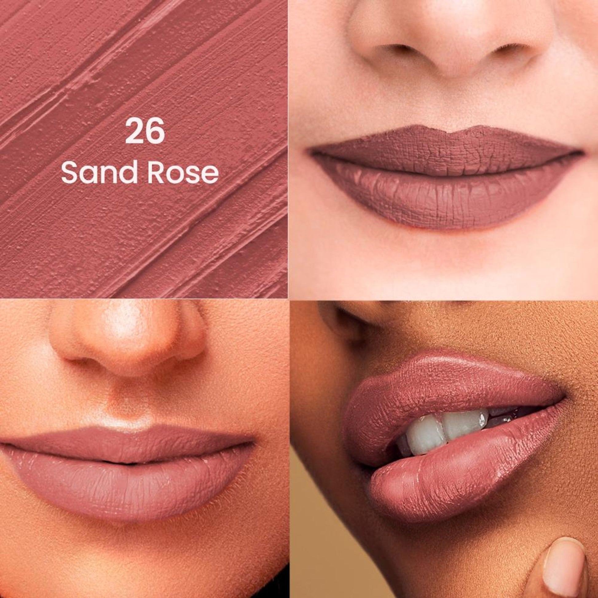 Swiss Beauty Non-Transfer Matte Lipstick - 26 Sand Rose