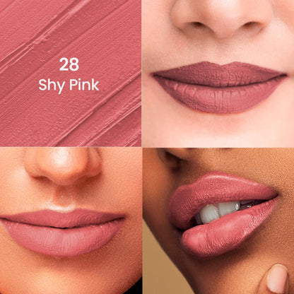 Swiss Beauty Non-Transfer Matte Lipstick - 28 Shy Pink