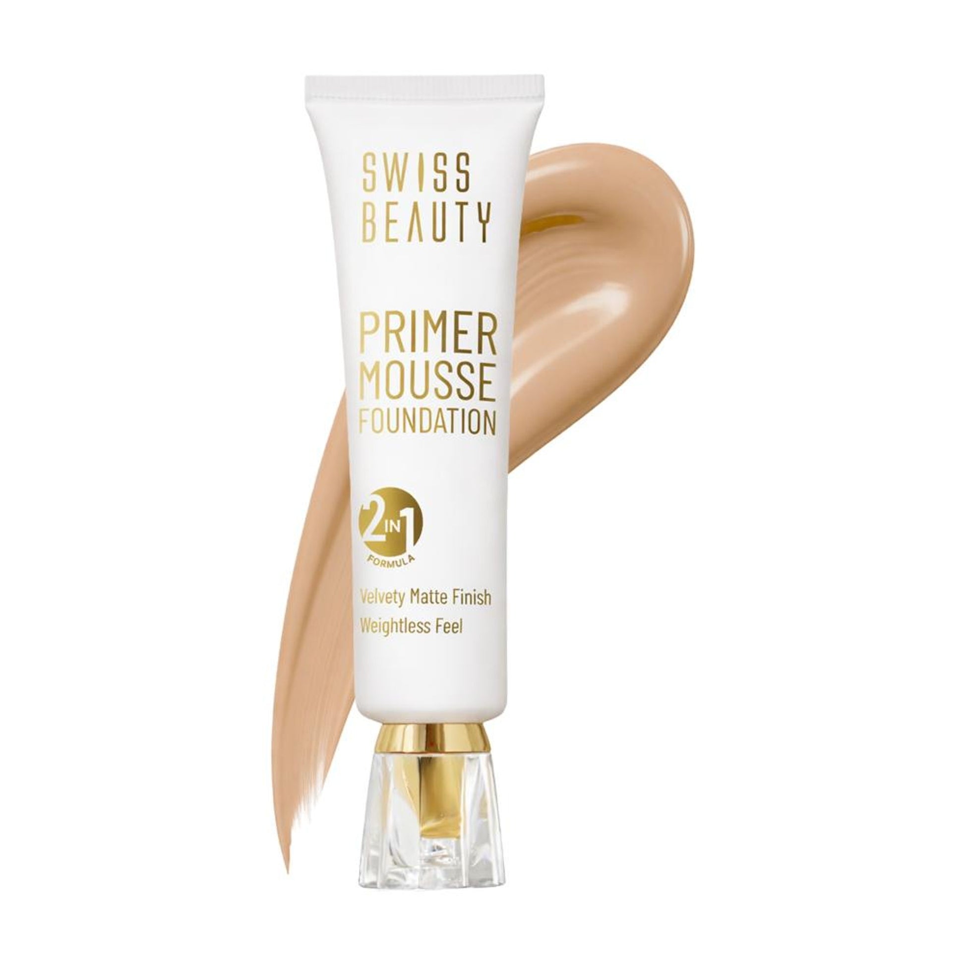 Swiss Beauty Primer Mousse Foundation - 09 Light Almond