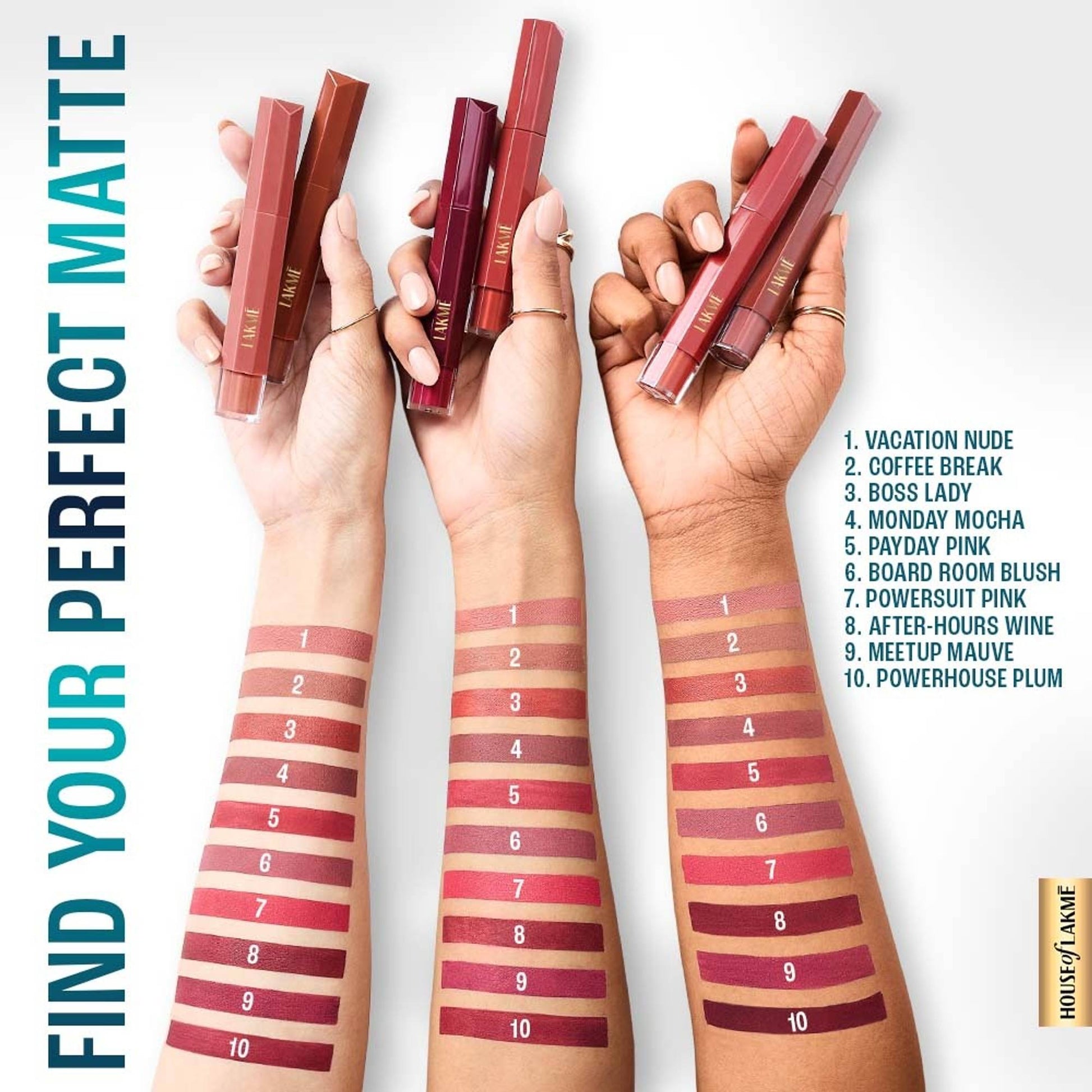 Lakme 9 To 5 Hya Matte - Make It Matter - Pack Of 2