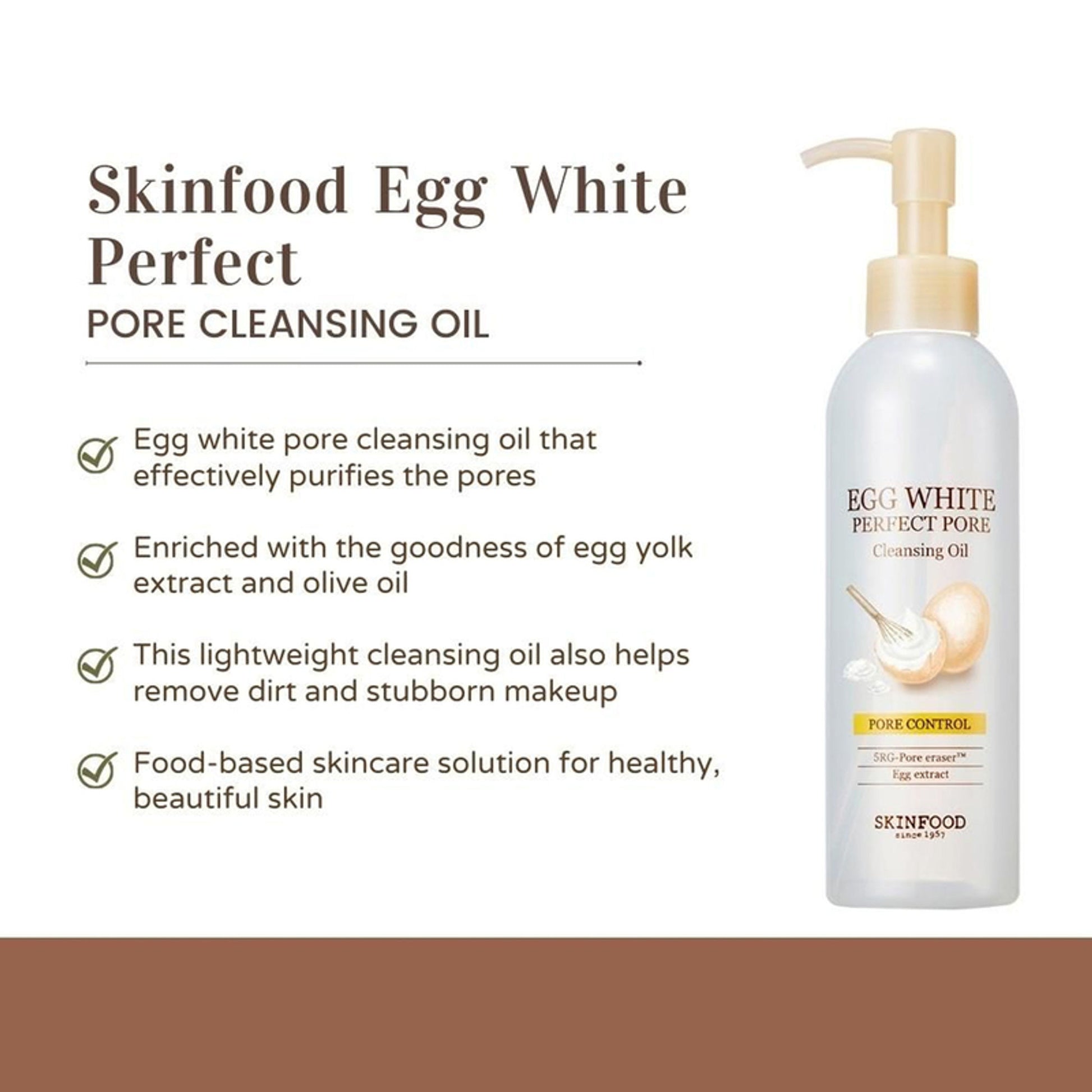 Skinfood Egg White Perfect Pore Cleansing Oil