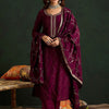 Dhiyona IE Ethnic Motifs Embroidered Kurta with Trousers & Dupatta