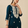 Dhiyona IE Embroidered Tunic With Trousers Co-Ords