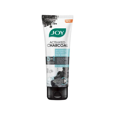 Joy Activated Charcoal Face Wash For Oily Skin To Controls Oil & Removes Dirt & Blackheads