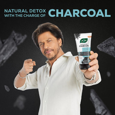 Joy Activated Charcoal Face Wash For Oily Skin To Controls Oil & Removes Dirt & Blackheads