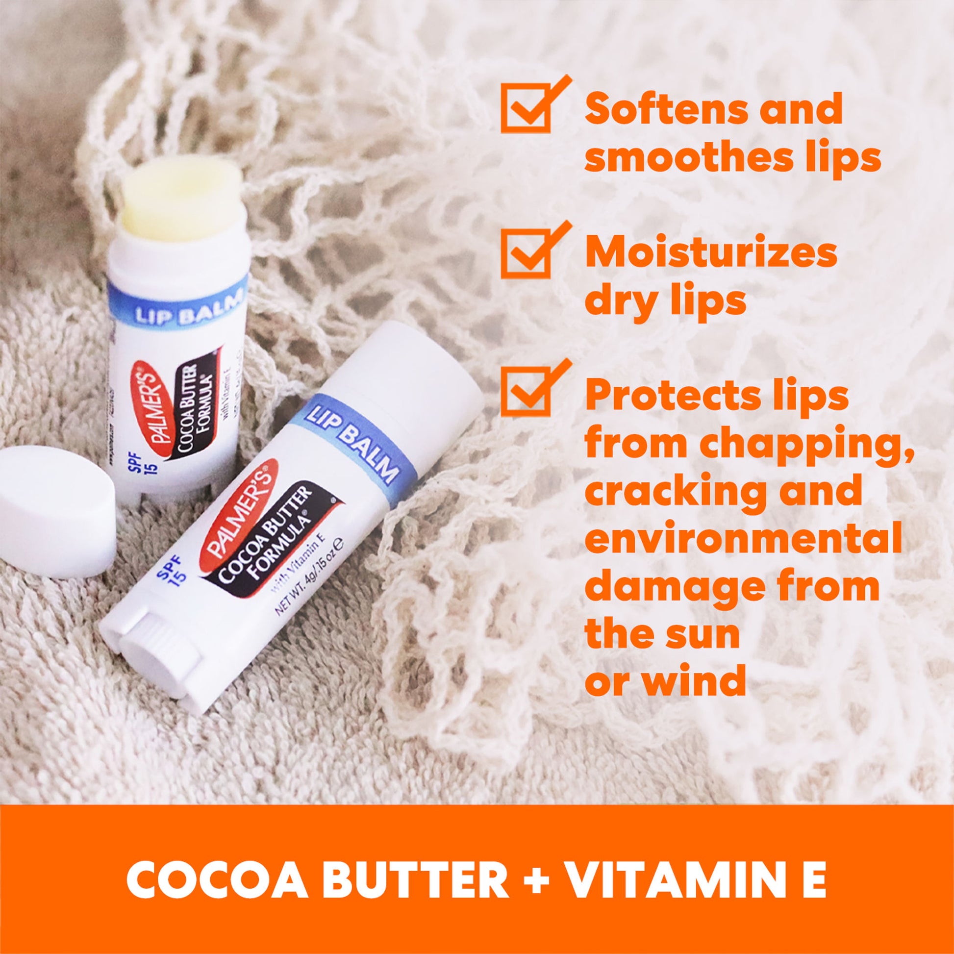 Palmers Cocoa Butter Formula Lip Balm SPF 15 48Hour Moisture