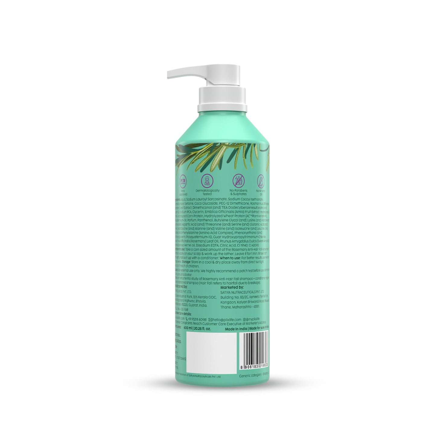 Plix The Plant Fix Rosemary Anti Hairfall Advanced Shampoo