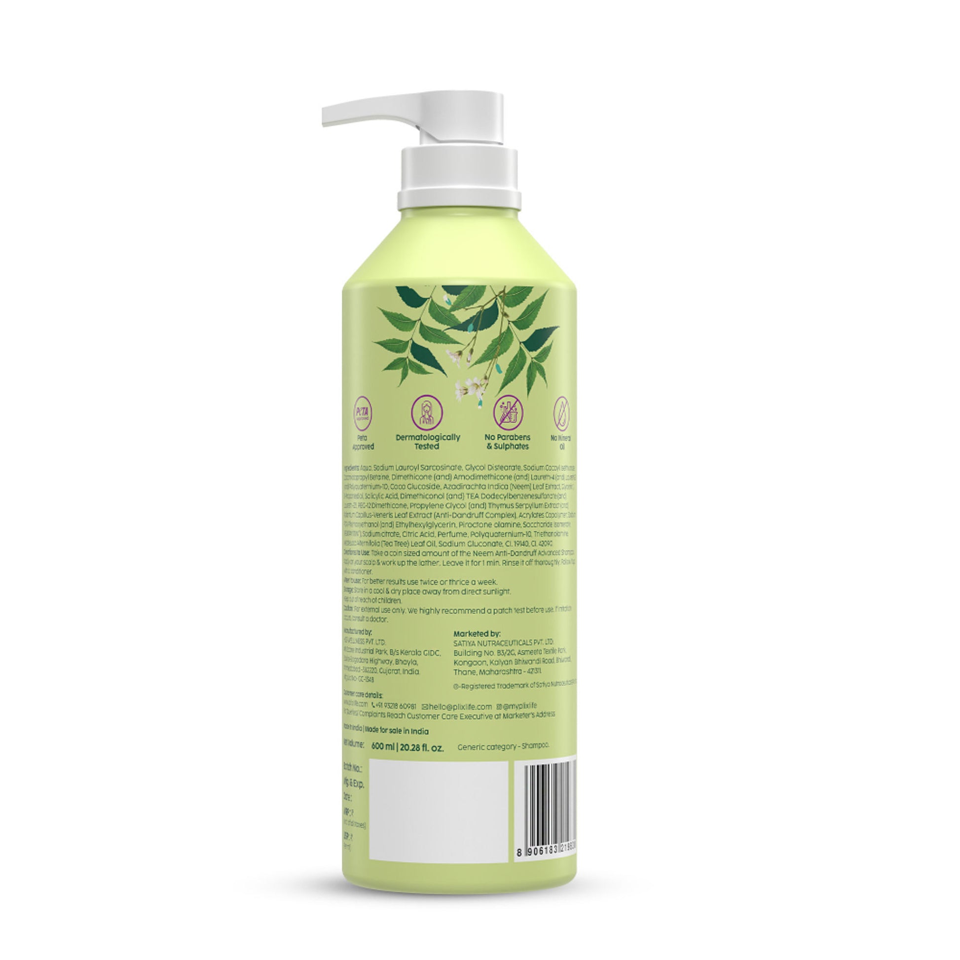 Plix The Plant Fix Neem Anti-Dandruff Advanced Shampoo