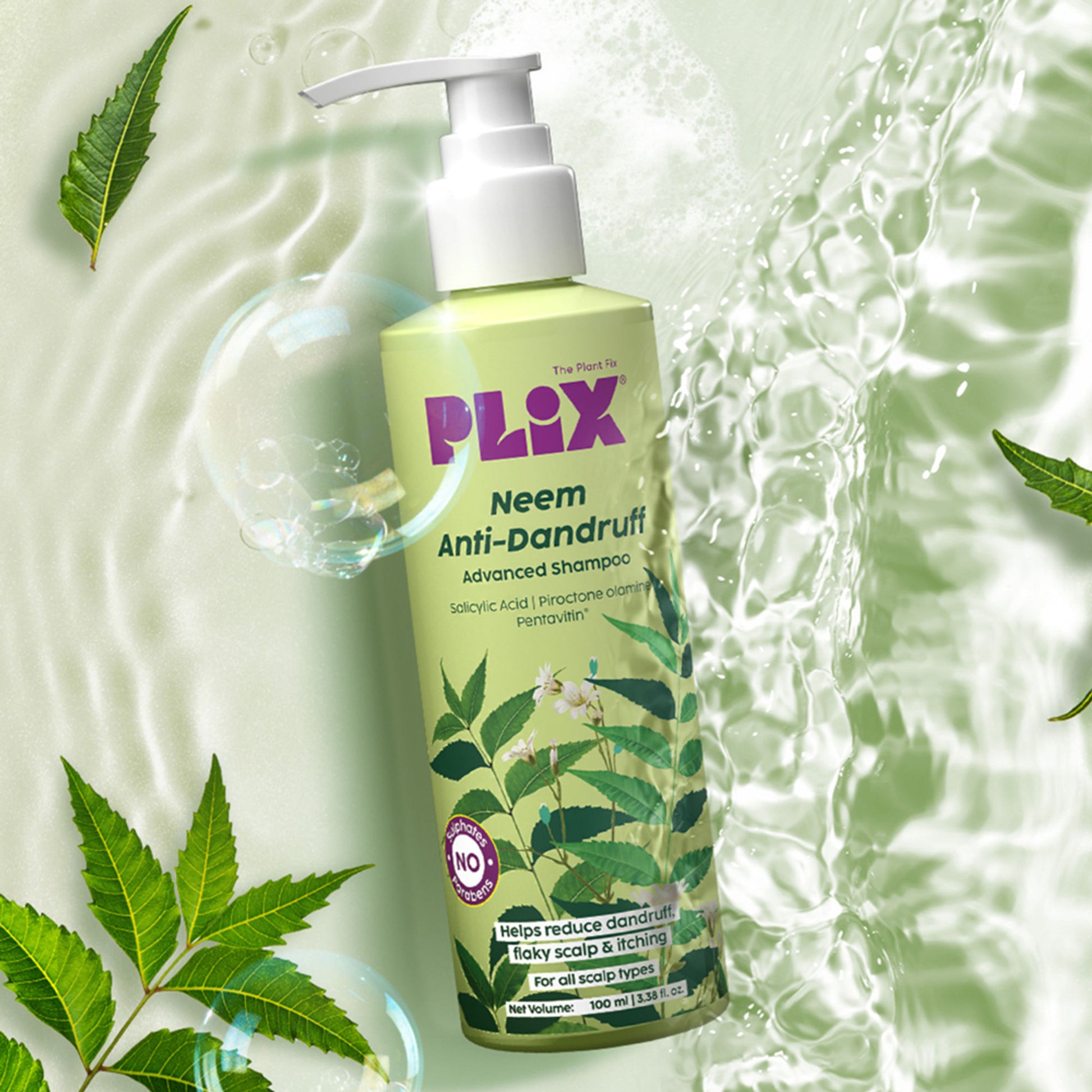 Plix The Plant Fix Neem Anti-Dandruff Advanced Shampoo