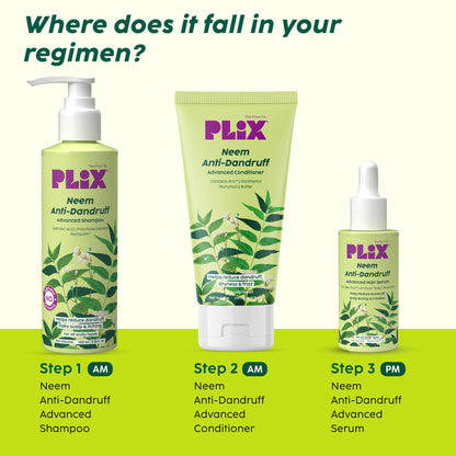 Plix The Plant Fix Neem Anti-Dandruff Advanced Shampoo