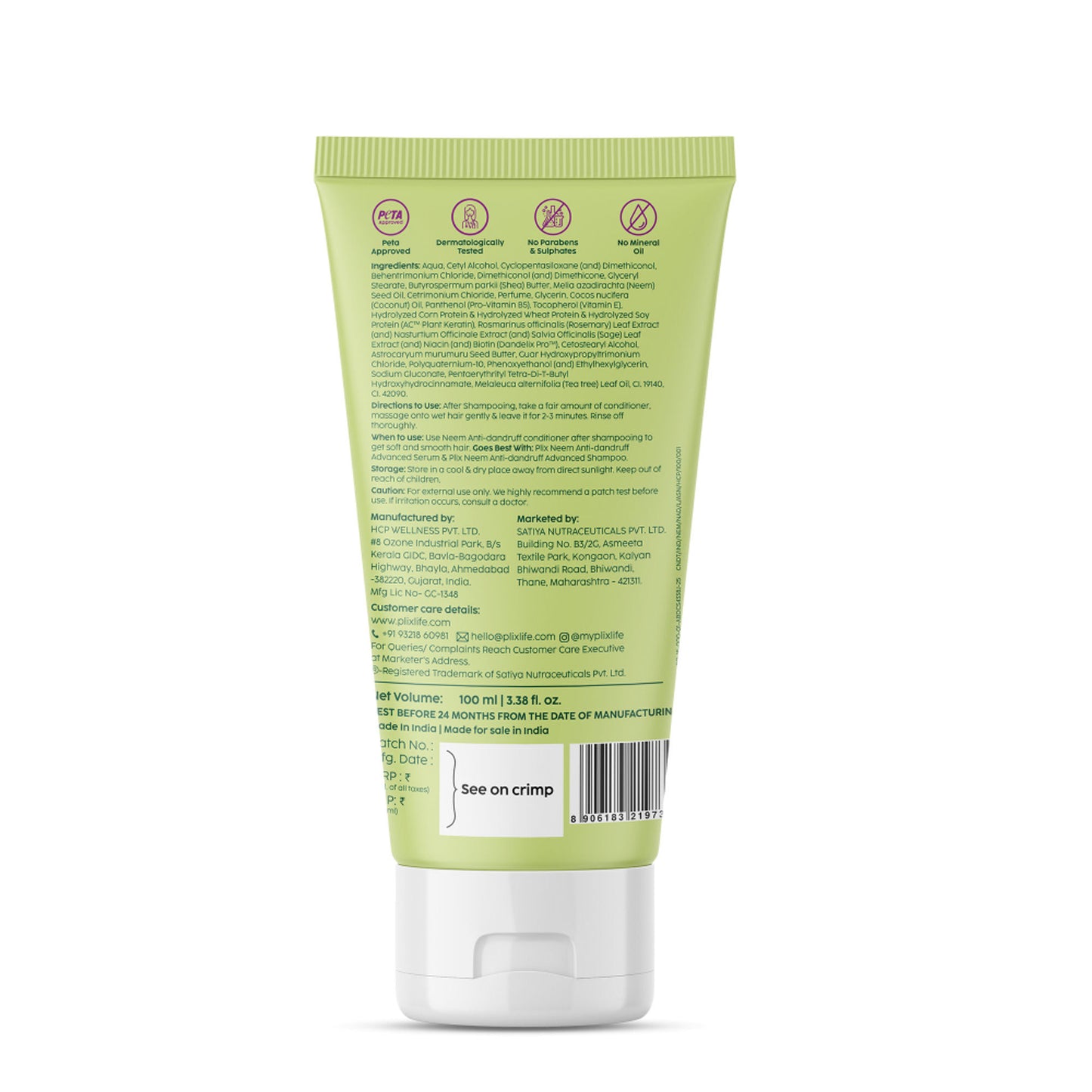Plix The Plant Neem Anti-Dandruff Advanced Conditioner