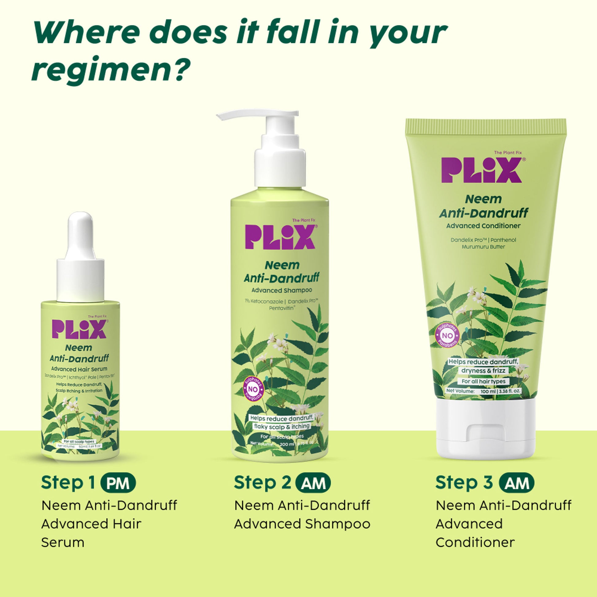 Plix The Plant Neem Anti-Dandruff Advanced Conditioner