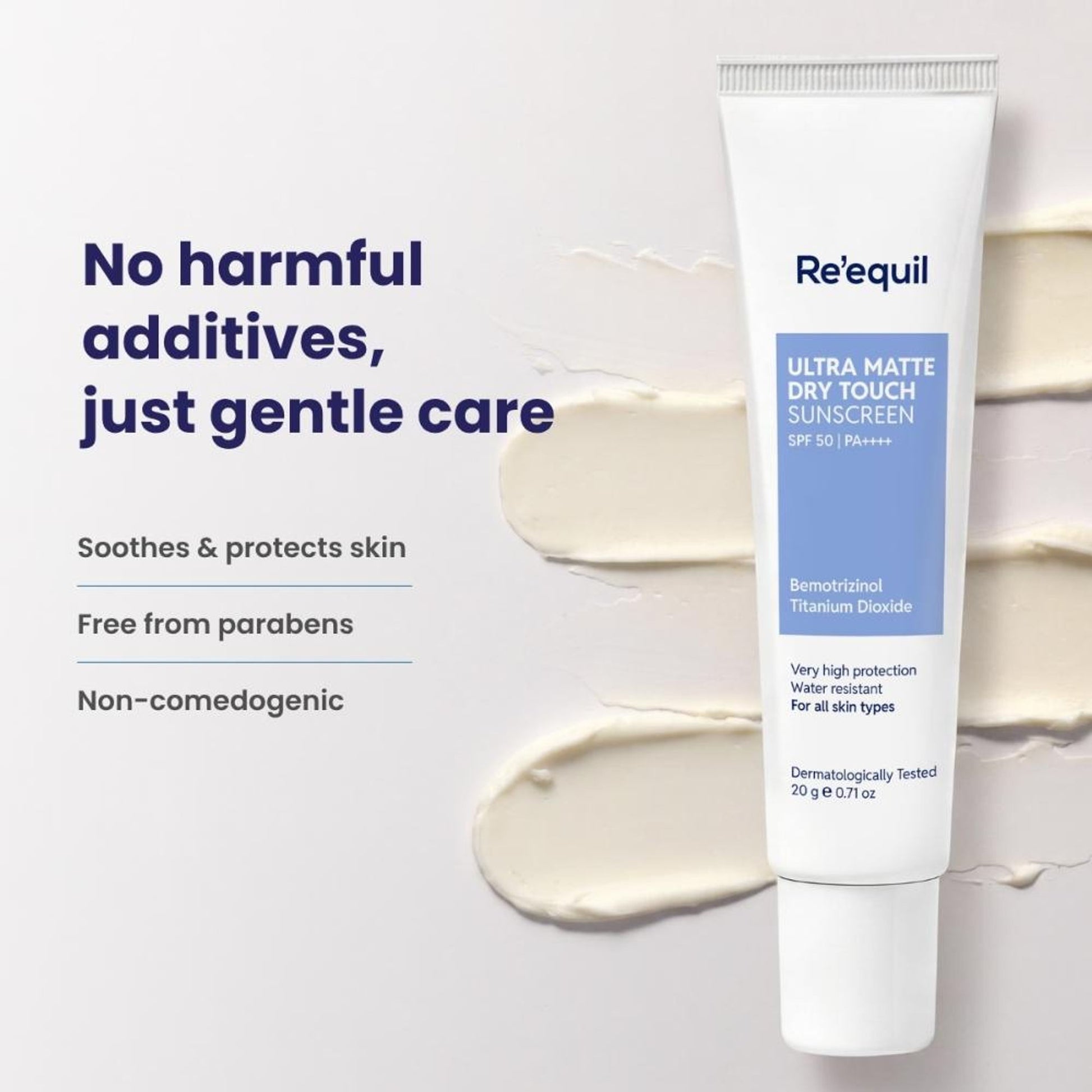 Re'equil Ultra Matte Dry Touch Sunscreen SPF 50 PA++++