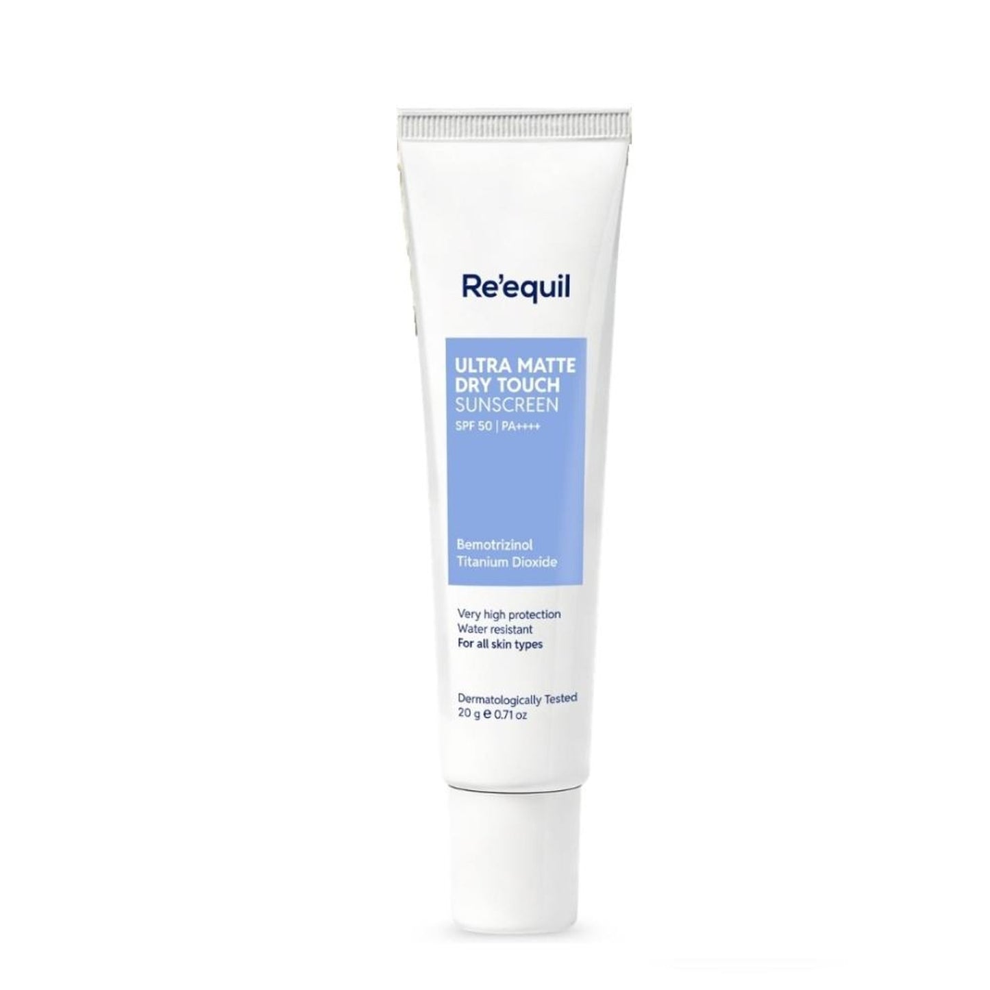 Re'equil Ultra Matte Dry Touch Sunscreen SPF 50 PA++++