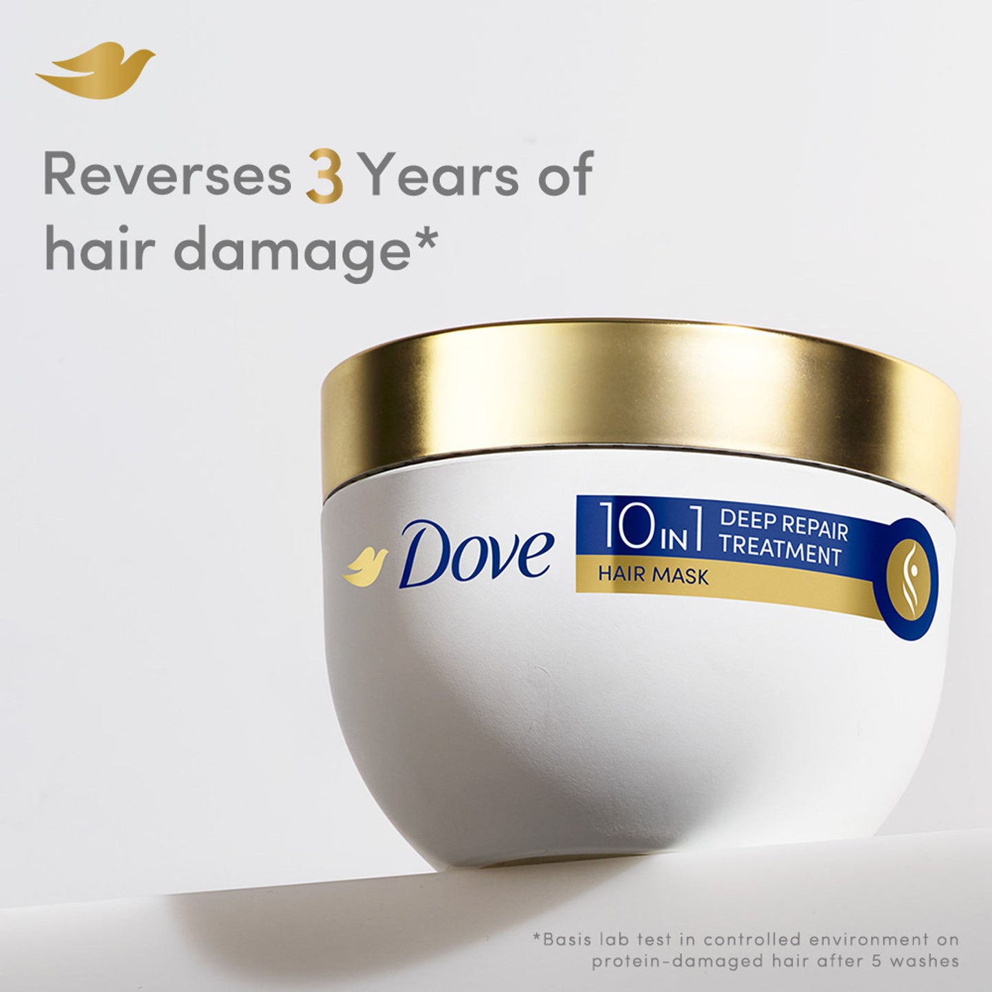 Dove 10 In 1 Deep Repair Treatment Hair Mask For Dry & Frizzy Hair