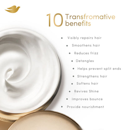 Dove 10 In 1 Deep Repair Treatment Hair Mask For Dry & Frizzy Hair