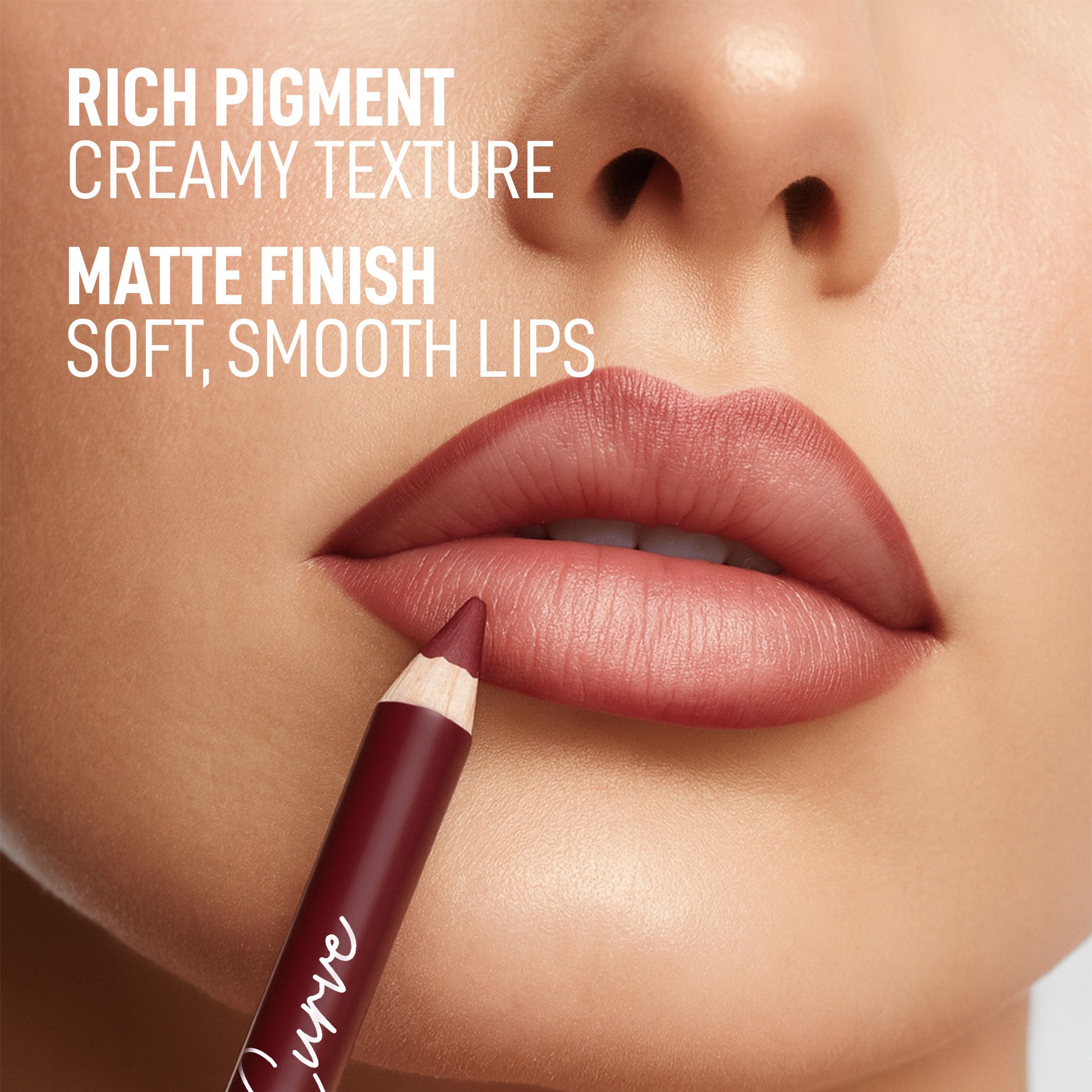 Renee Cosmetics Curve Lip Liner With Sharpener - Mocha Drizzle