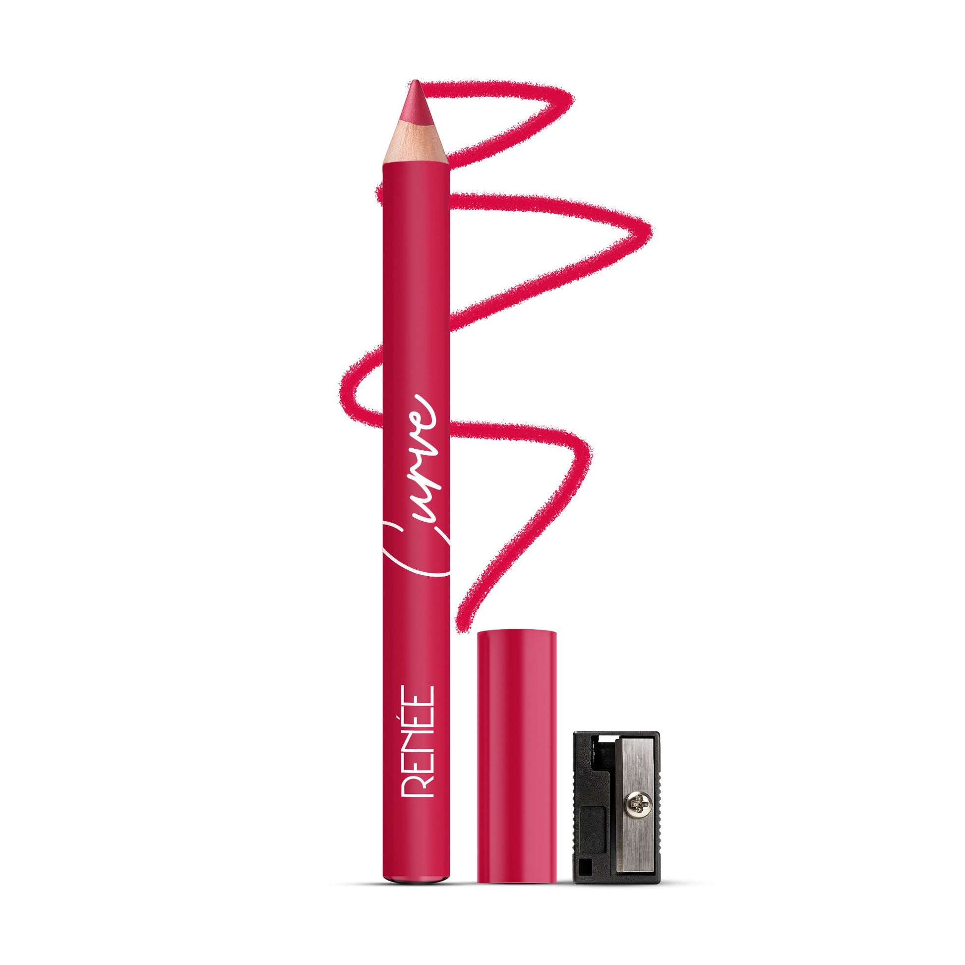 Renee Cosmetics Curve Lip Liner With Sharpener - Cherry Pop