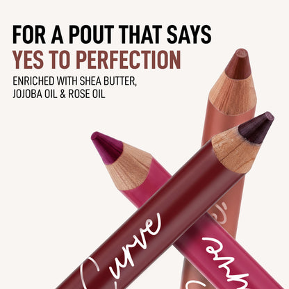 Renee Cosmetics Curve Lip Liner With Sharpener - Cherry Pop