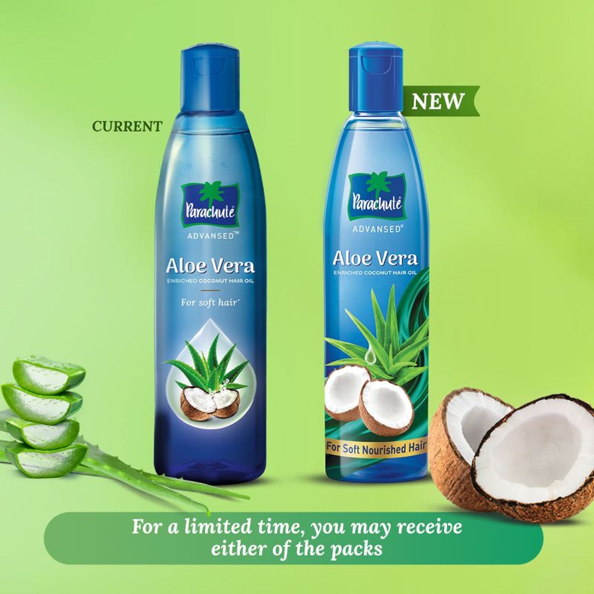 Parachute Advansed Aloe Vera Enriched Coconut Hair Oil for Soft and Strong Hair
