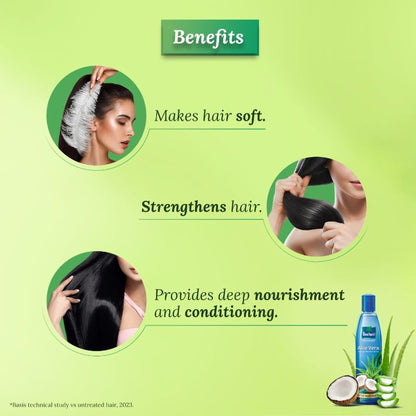 Parachute Advansed Aloe Vera Enriched Coconut Hair Oil for Soft and Strong Hair