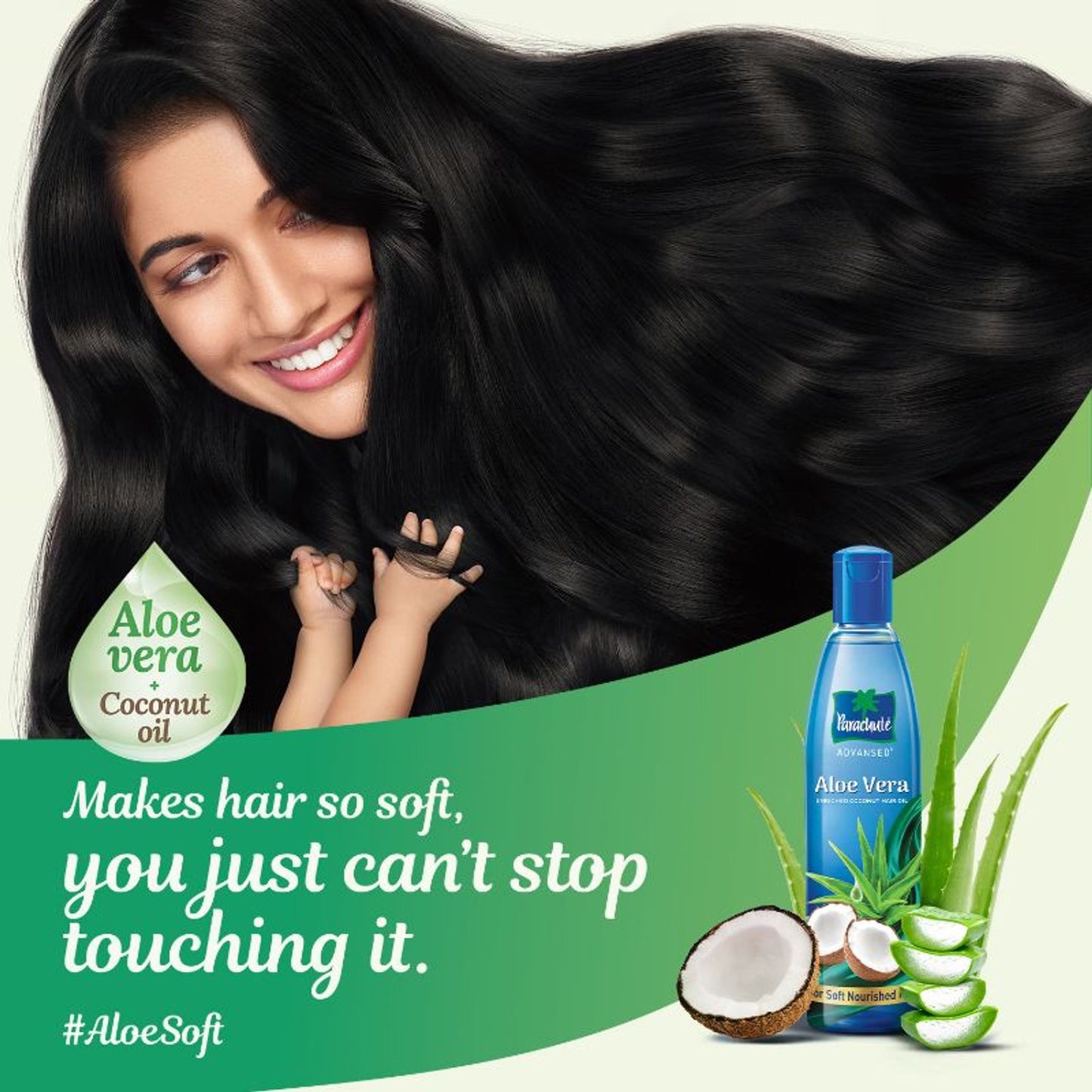 Parachute Advansed Aloe Vera Enriched Coconut Hair Oil for Soft and Strong Hair