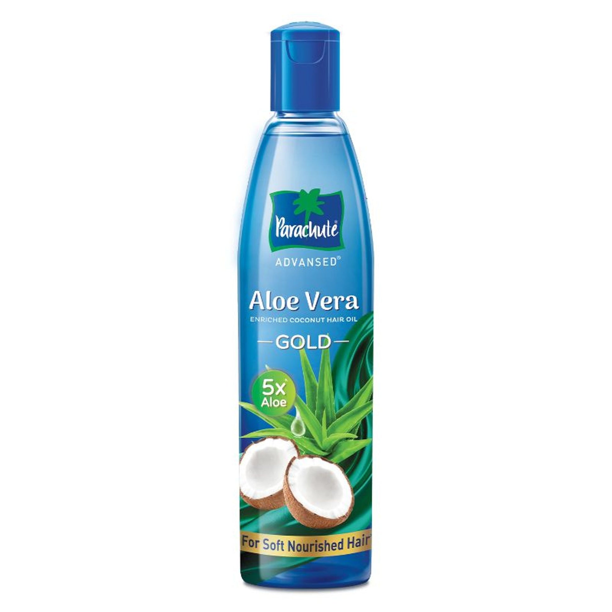 Parachute Advansed 5X Aloe Vera Enriched Coconut Hair Oil GOLD, Makes hair Sooperr soft