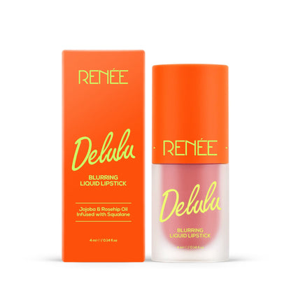 Renee Cosmetics Delulu Blurring Matte Liquid Lipstick - Rose Player
