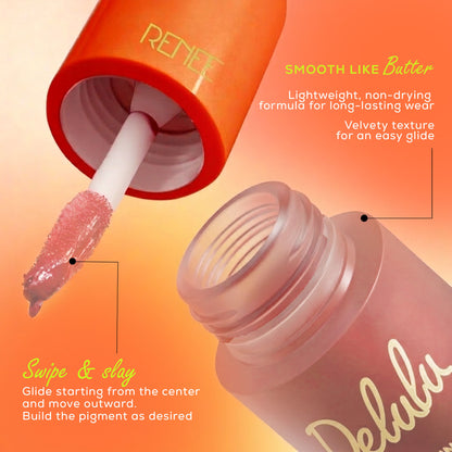 Renee Cosmetics Delulu Blurring Matte Liquid Lipstick - Rose Player