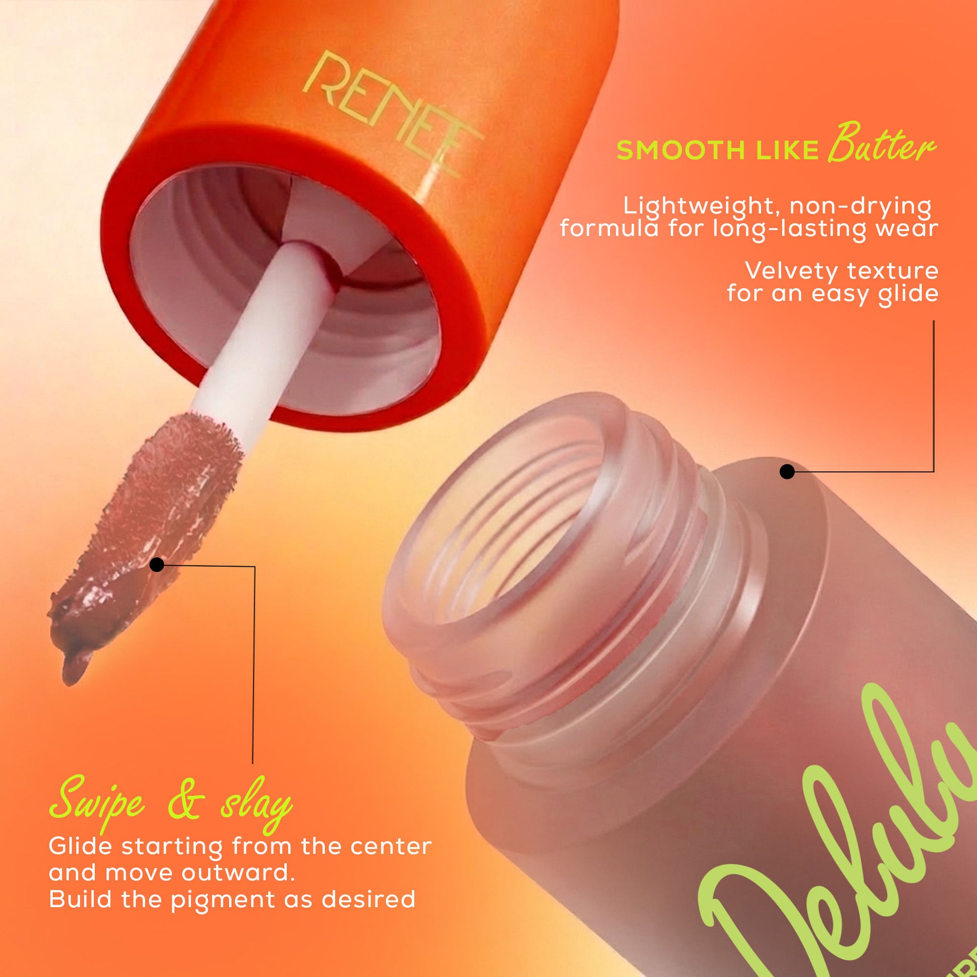 Renee Cosmetics Delulu Blurring Matte Liquid Lipstick - Nude No Strings