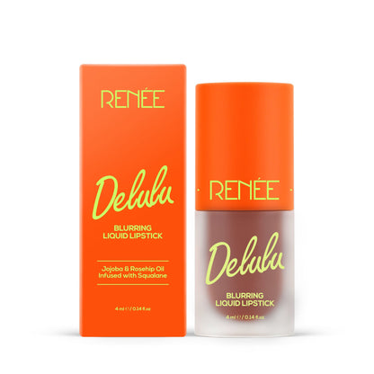 Renee Cosmetics Delulu Blurring Matte Liquid Lipstick - Brown Blocked