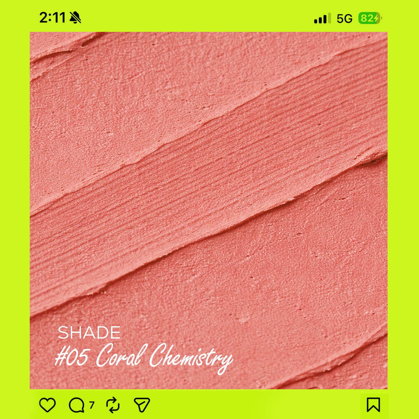 Renee Cosmetics Delulu Blurring Matte Liquid Lipstick - Coral Chemistry