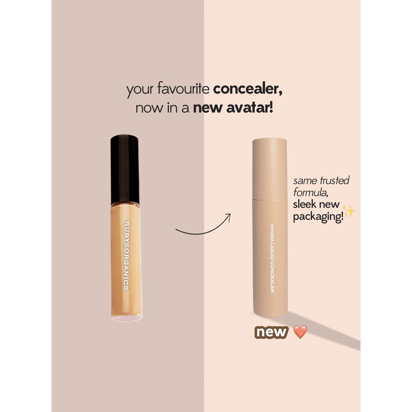 Ruby's Organics Hydra Concealer With Free Mini Puff - HC 3