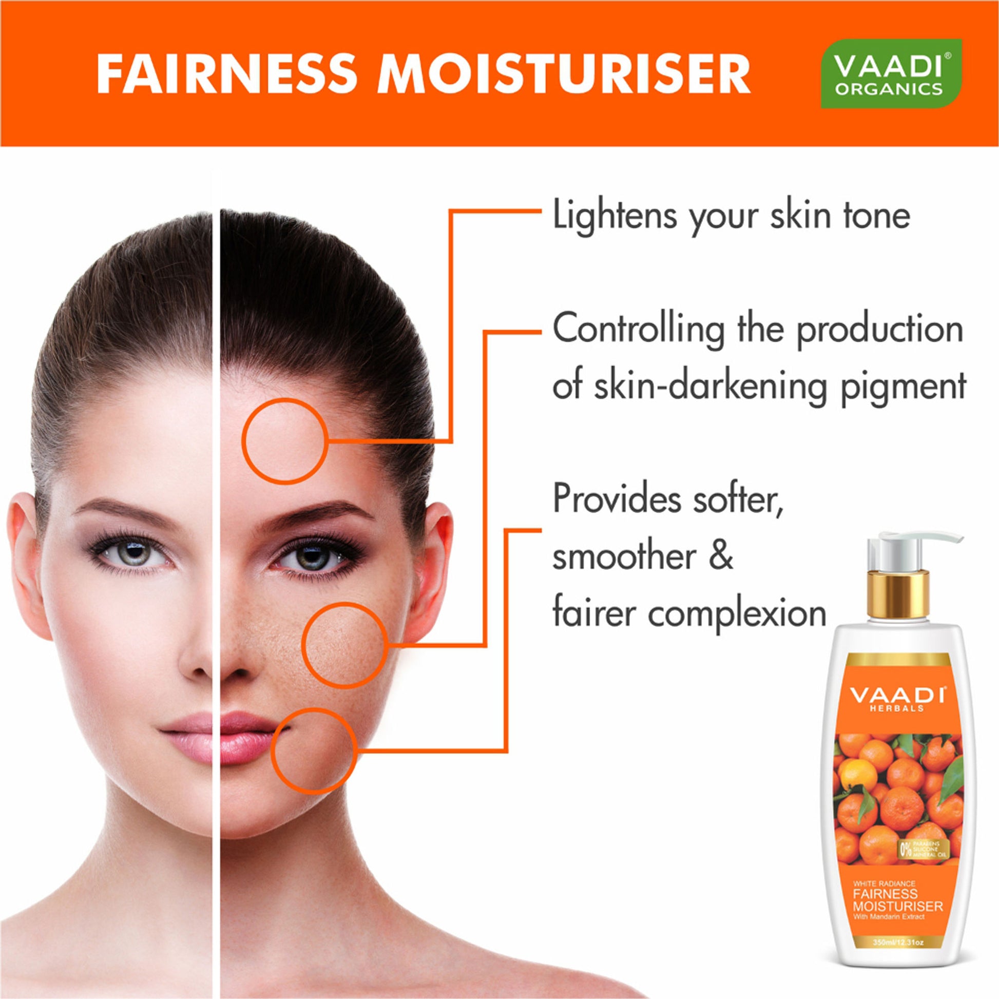 Vaadi Herbals Fairness Moisturiser With Mandarin Extract