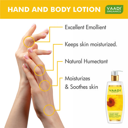 Vaadi Herbals Hand & Body Lotion With Sunflower Extract