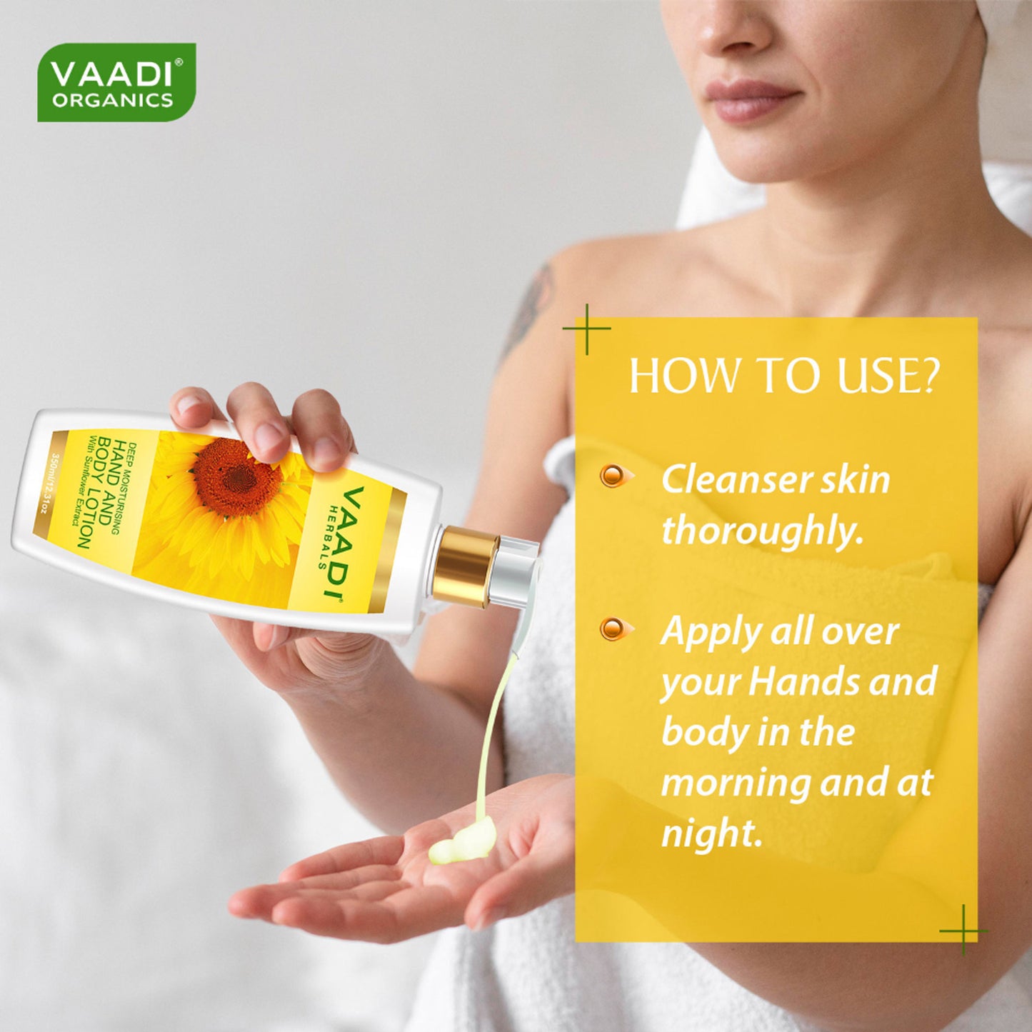 Vaadi Herbals Hand & Body Lotion With Sunflower Extract
