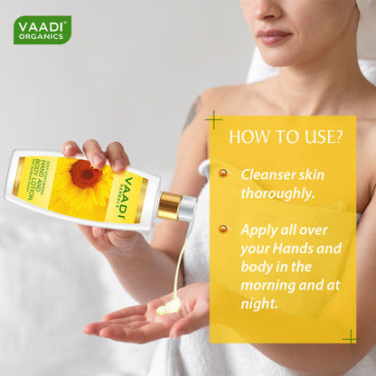 Vaadi Herbals Hand & Body Lotion With Sunflower Extract