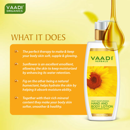 Vaadi Herbals Hand & Body Lotion With Sunflower Extract