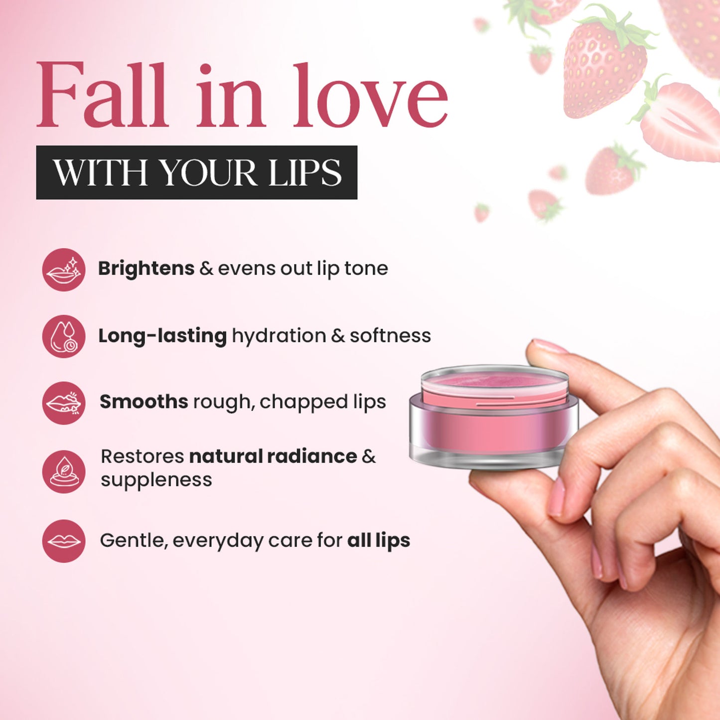 TNW The Natural Wash CC Lip Balm - Strawberry