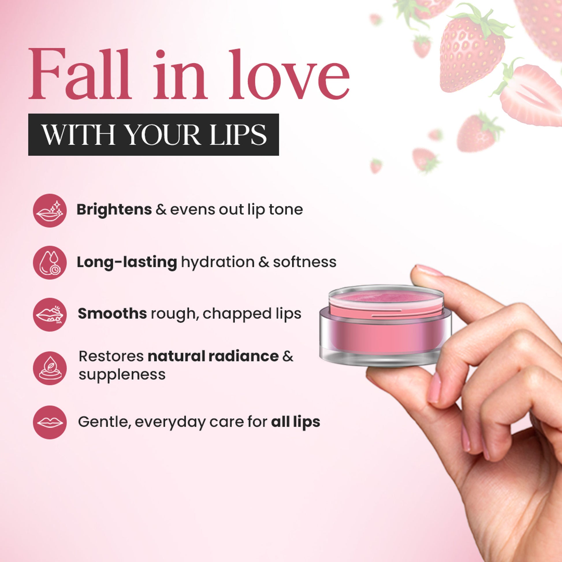TNW The Natural Wash CC Lip Balm - Strawberry