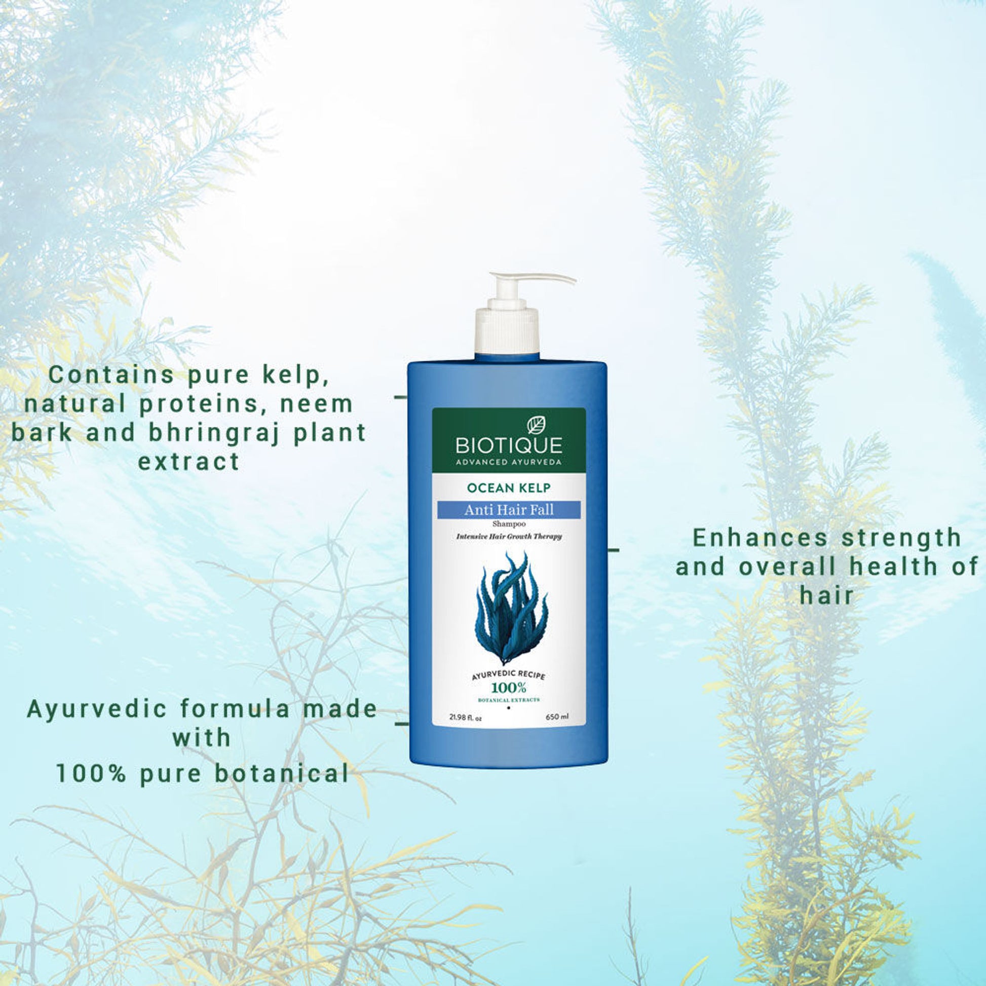 Biotique Bio Kelp Protein Shampoo for Falling Hair Growth Treatment