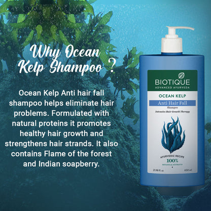 Biotique Bio Kelp Protein Shampoo for Falling Hair Growth Treatment