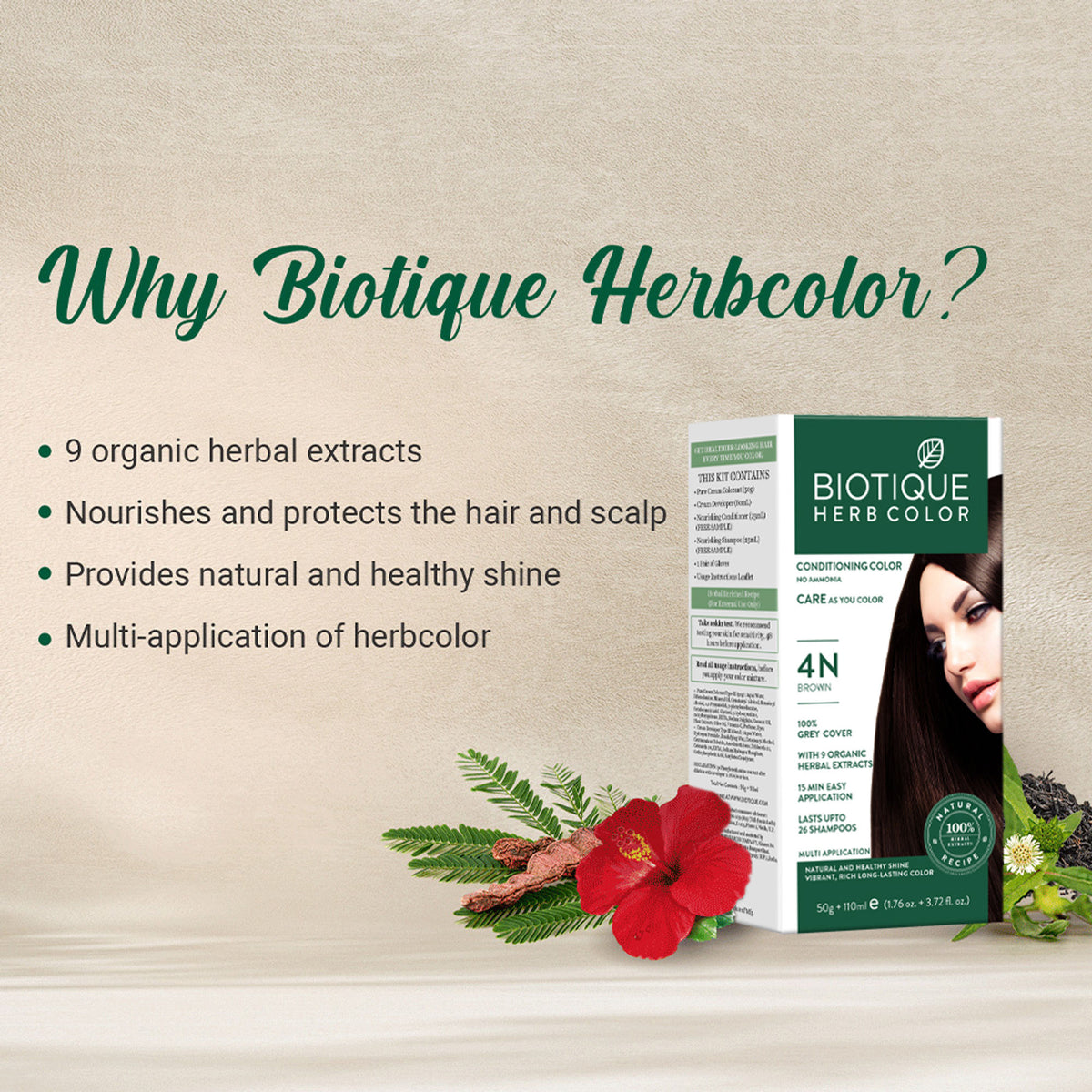 Biotique Herbcolor Hair Color - Brown