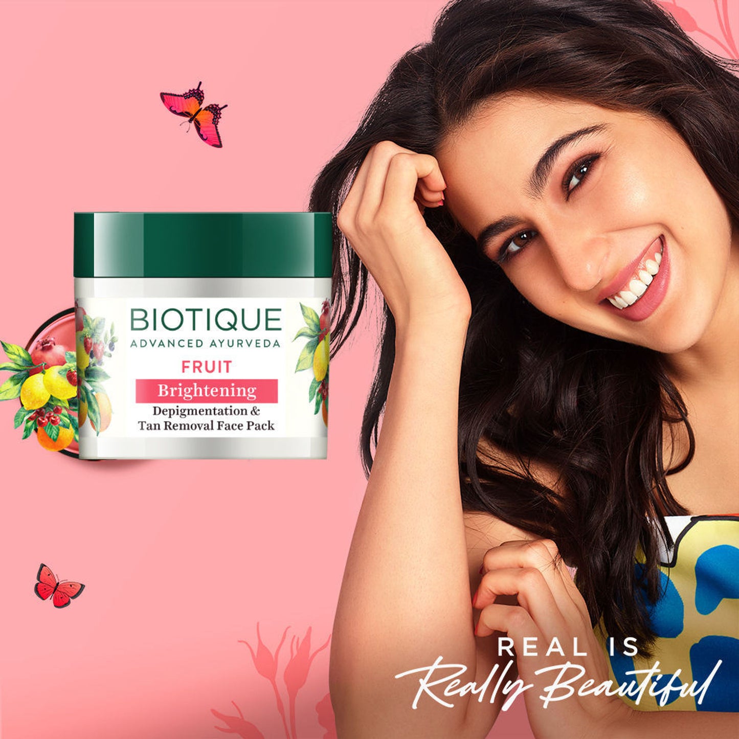 Biotique Bio Fruit Brightening- Depigmentation & Tan Removal Face Pack