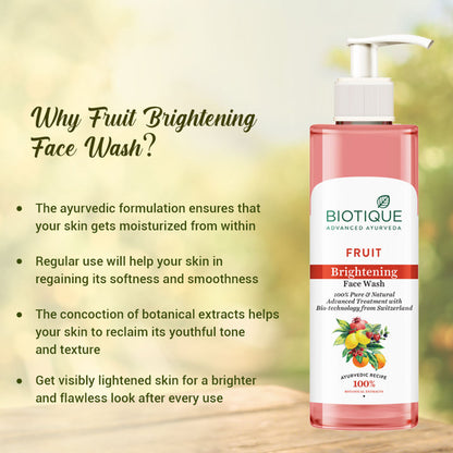 Biotique Fruit Brightening Face Wash